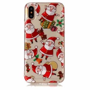 NEW iPhone X/XS Falling Santas Case